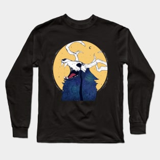 Wolf Skull Long Sleeve T-Shirt